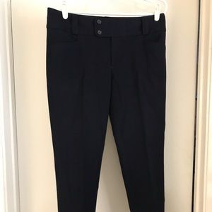 Banana Republic Sloan Fit crop navy trouser